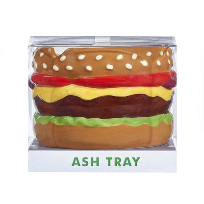 Fashioncraft Cheeseburger Ashtray 4in Ceramic