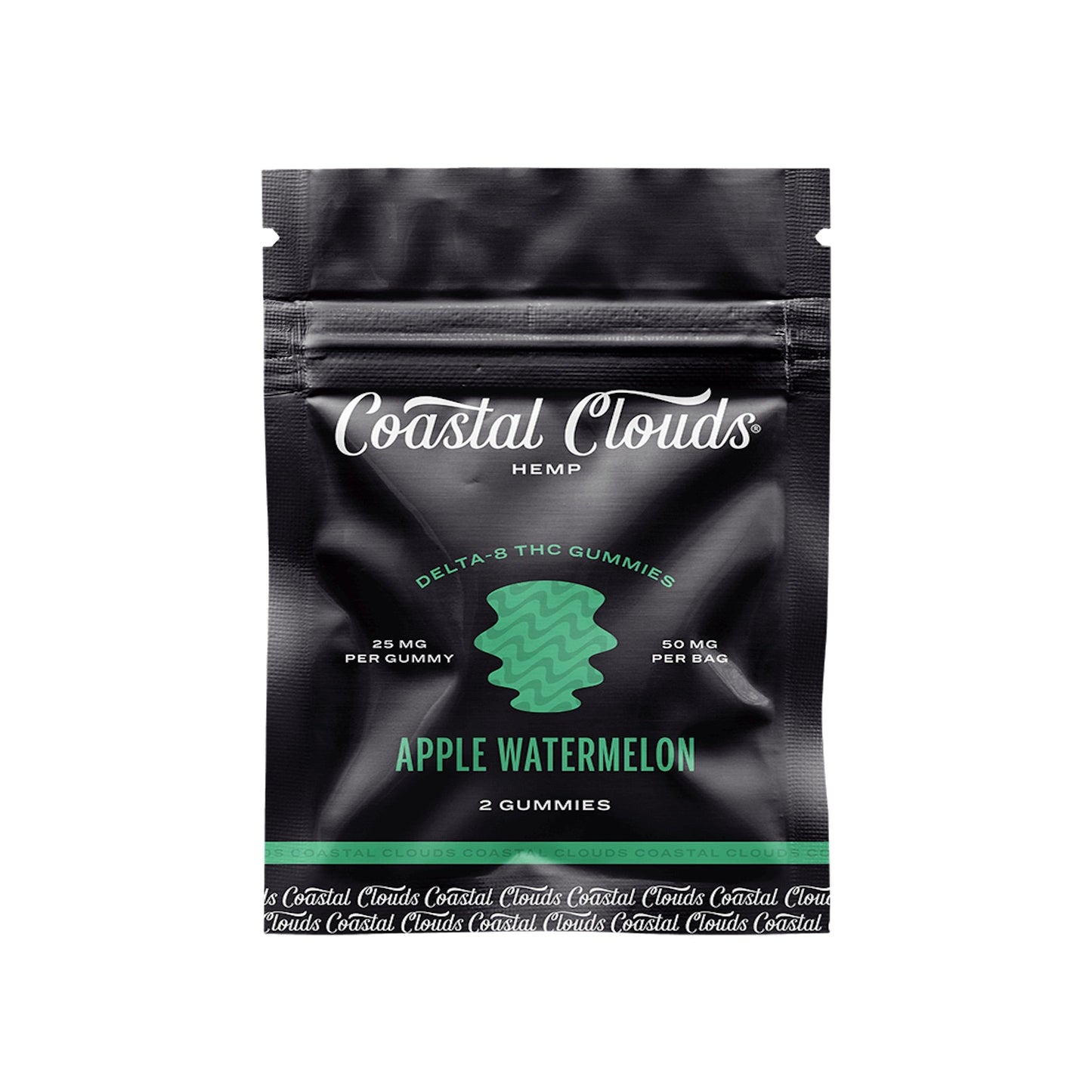 Coastal Clouds Delta 8 Apple Watermelon Gummies 2ct
