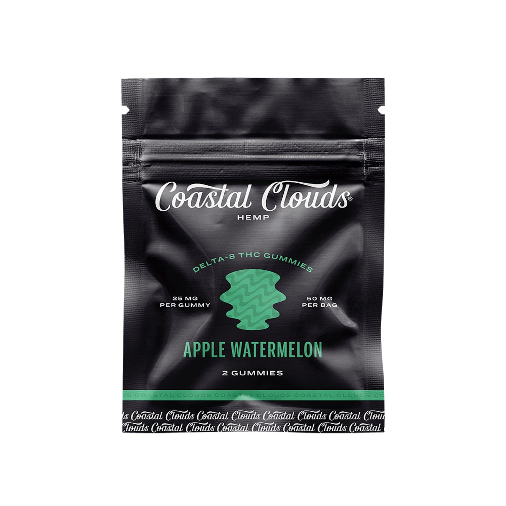 Coastal Clouds Delta 8 Apple Watermelon Gummies 2ct
