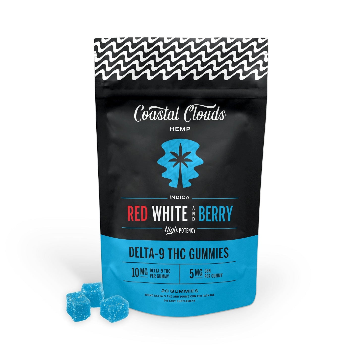 Coastal Clouds High Potency THC D9 Gummies 20ct