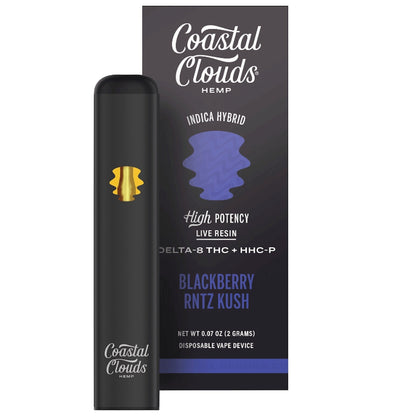 Coastal Clouds Live Resin Delta 8 Vaporizer 2000mg
