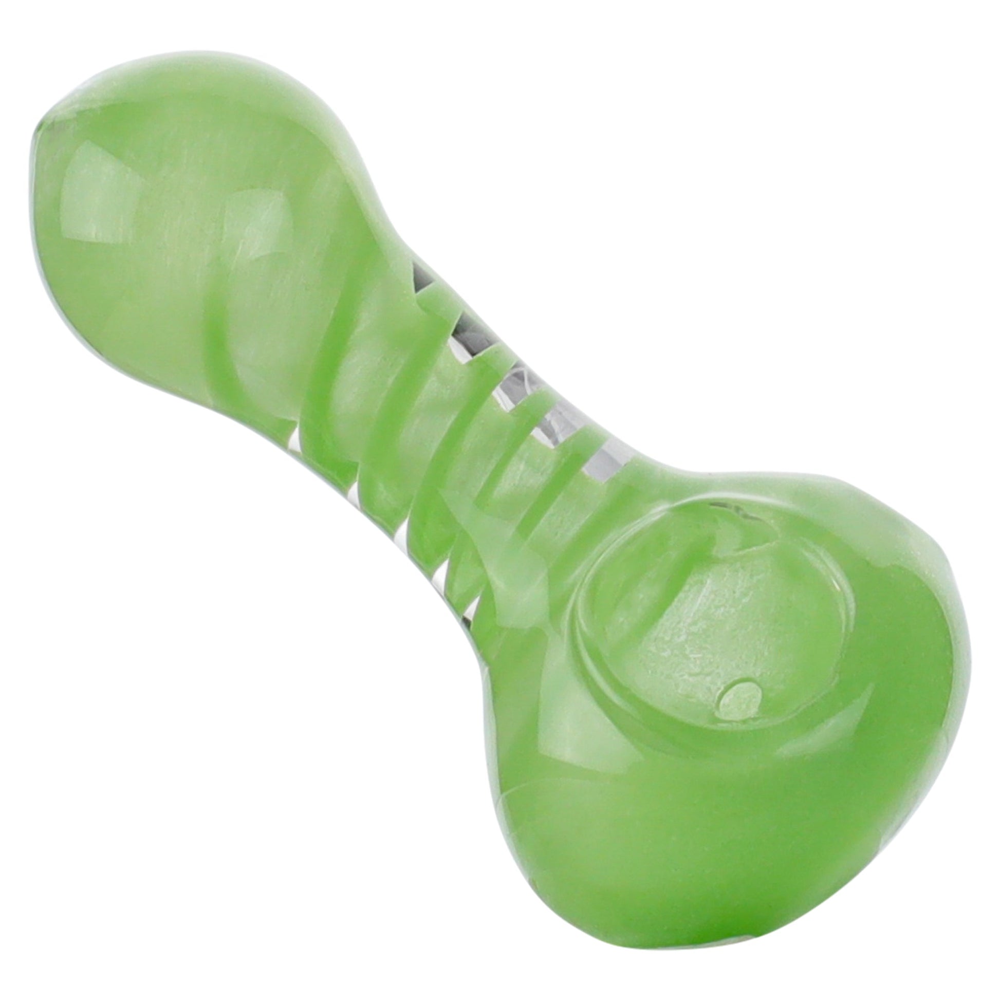 Color Wave Borosilicate Glass Spoon Pipe 3in