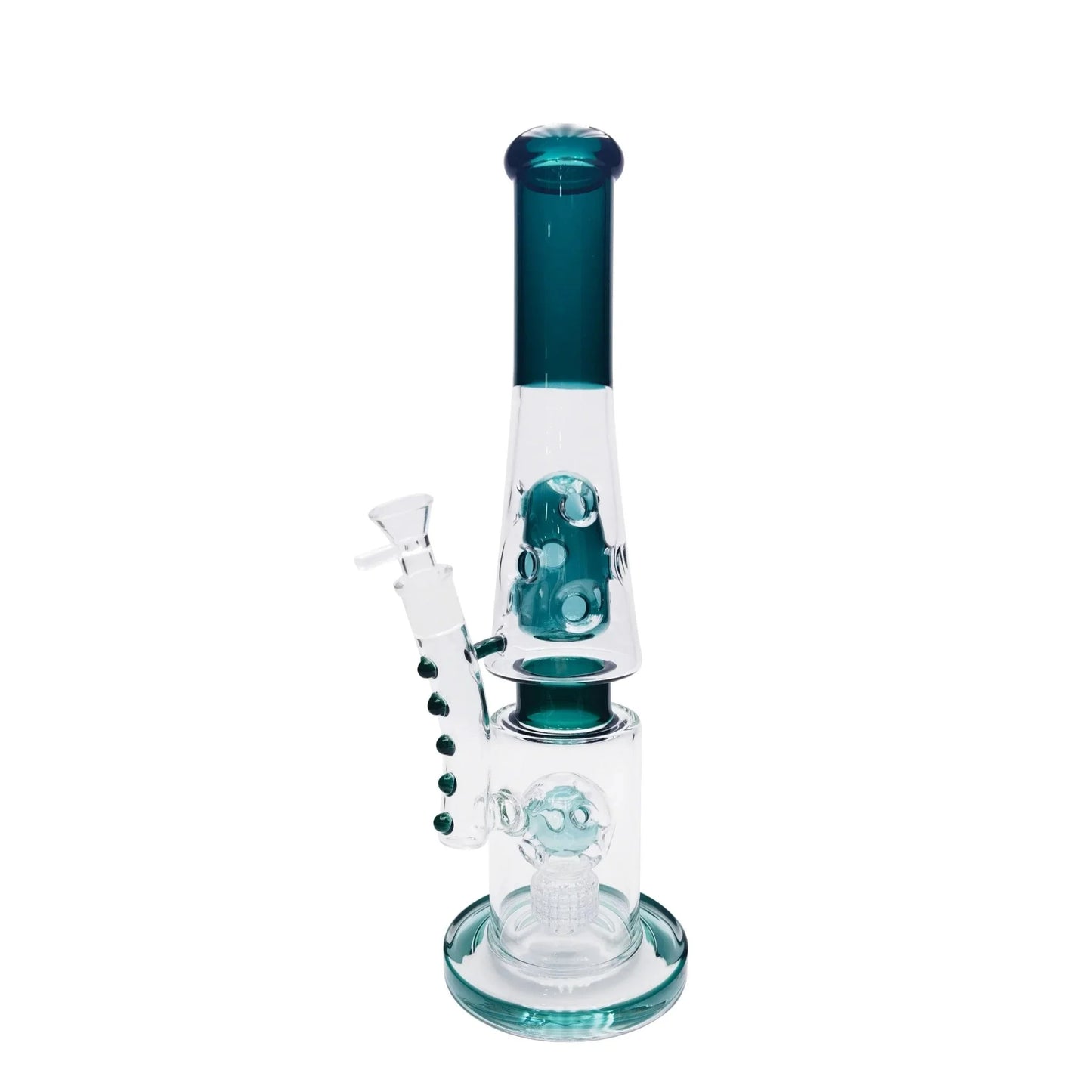 Conic Circle Perc Bong 18in