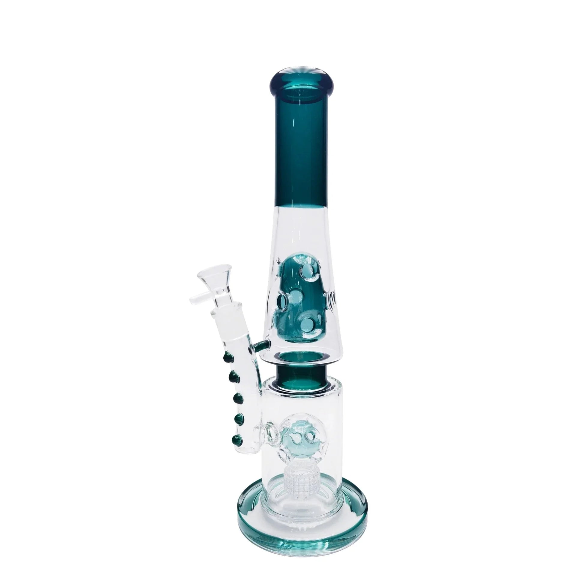 Conic Circle Perc Bong 18in