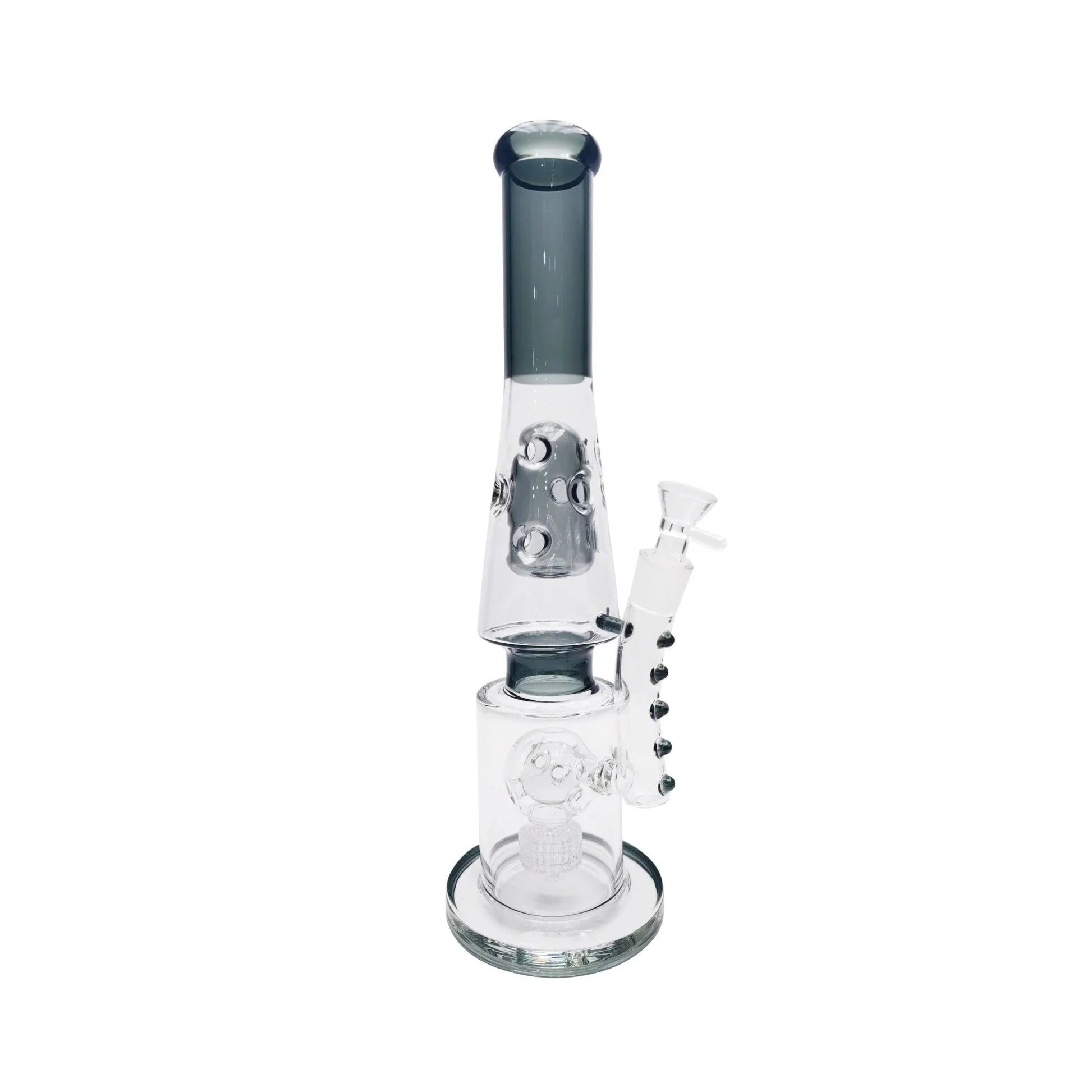 Conic Circle Perc Bong 18in