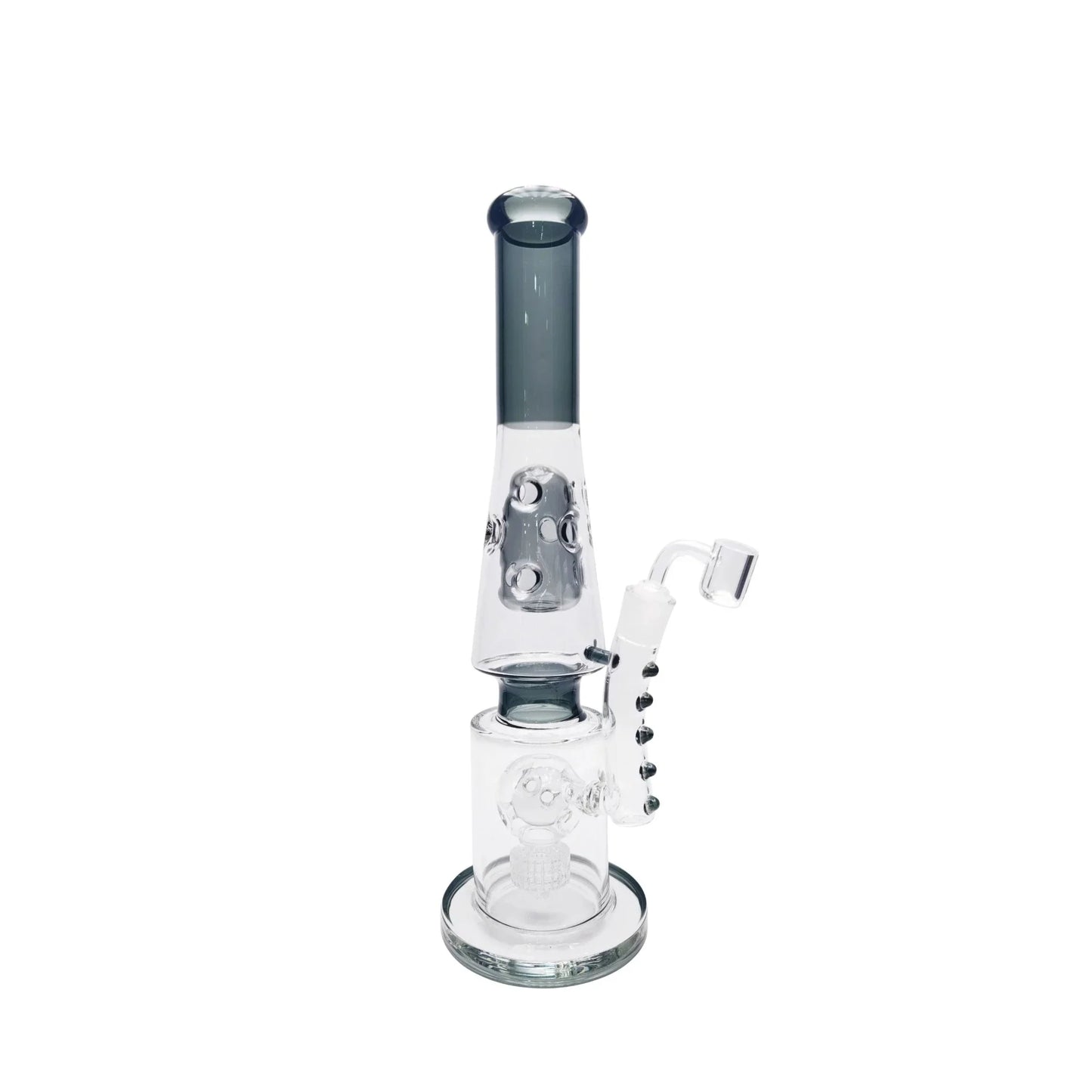 Conic Circle Perc Bong 18in