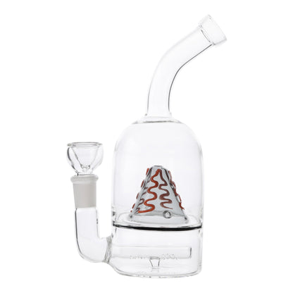 Allied International Conic Inline Percolator Bong 7in