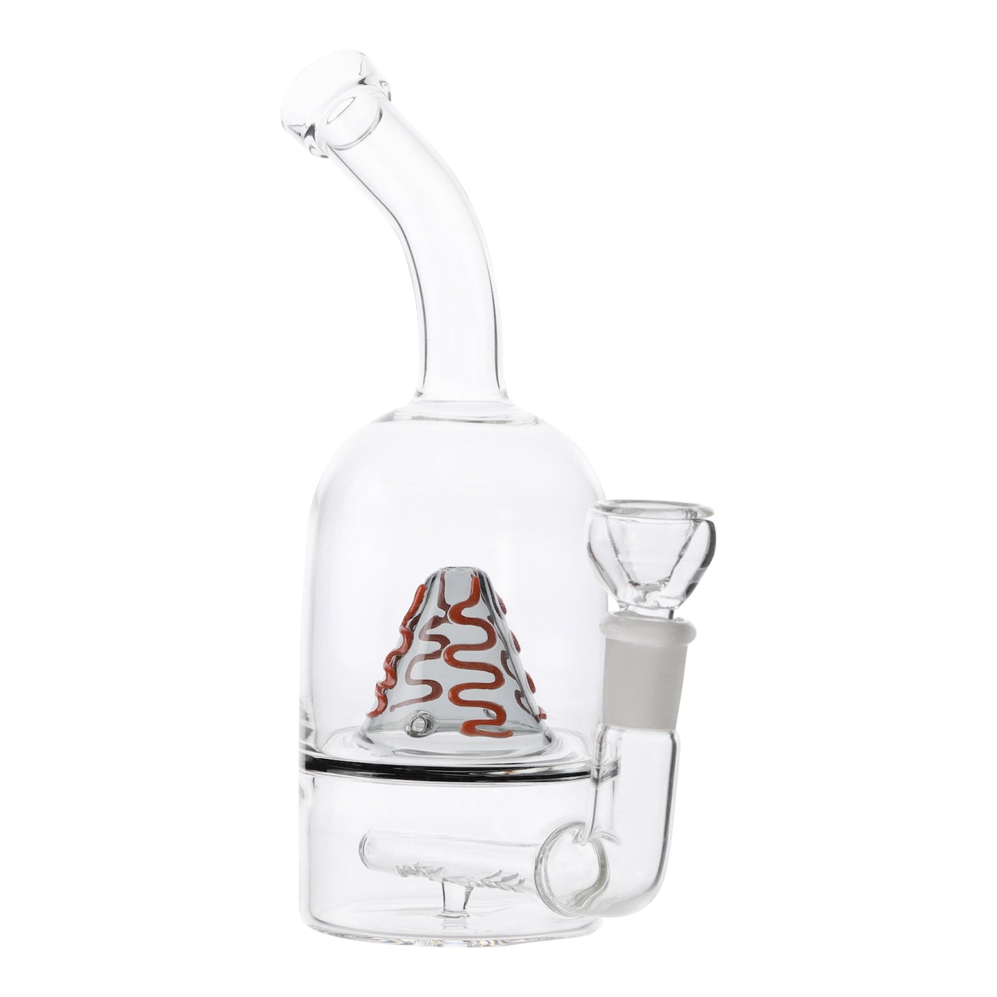 Allied International Conic Inline Percolator Bong 7in