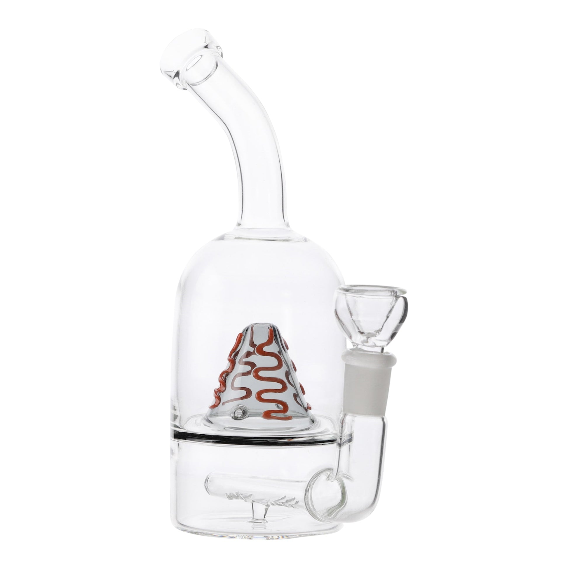 Allied International Conic Inline Percolator Bong 7in