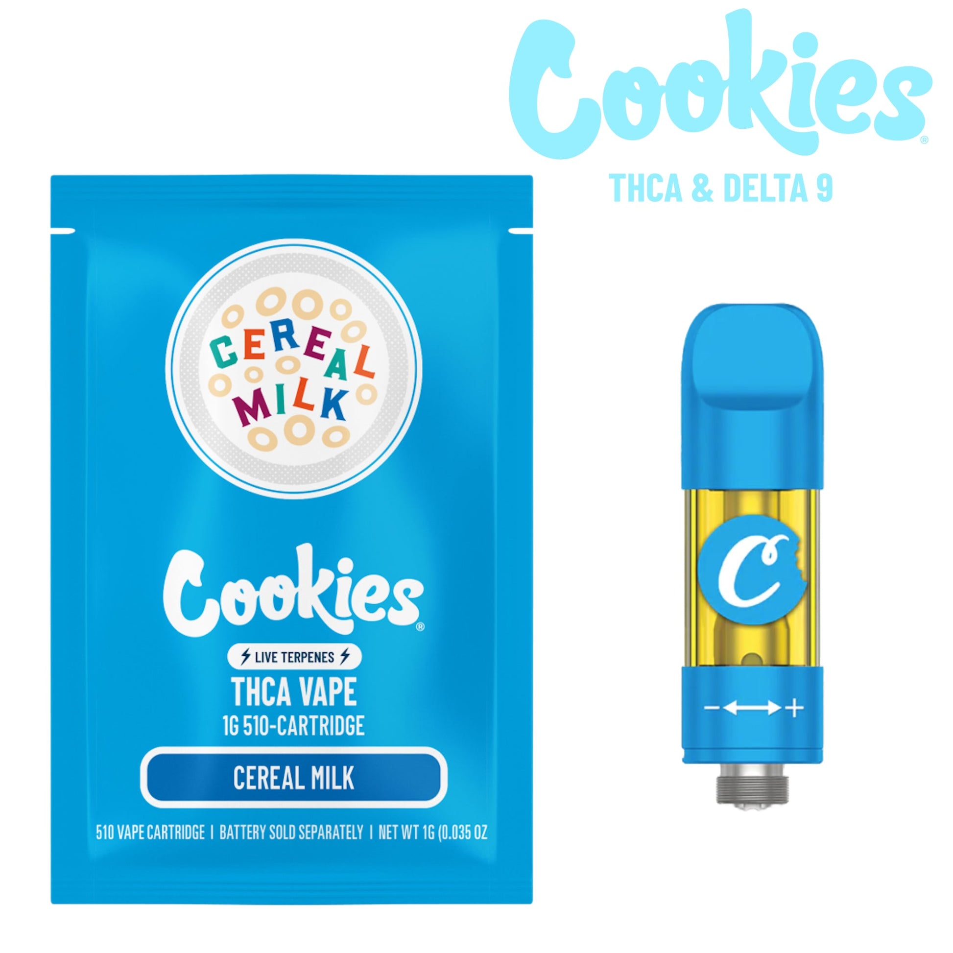 Cookies Cereal Milk THC-A Cartridge 1000mg