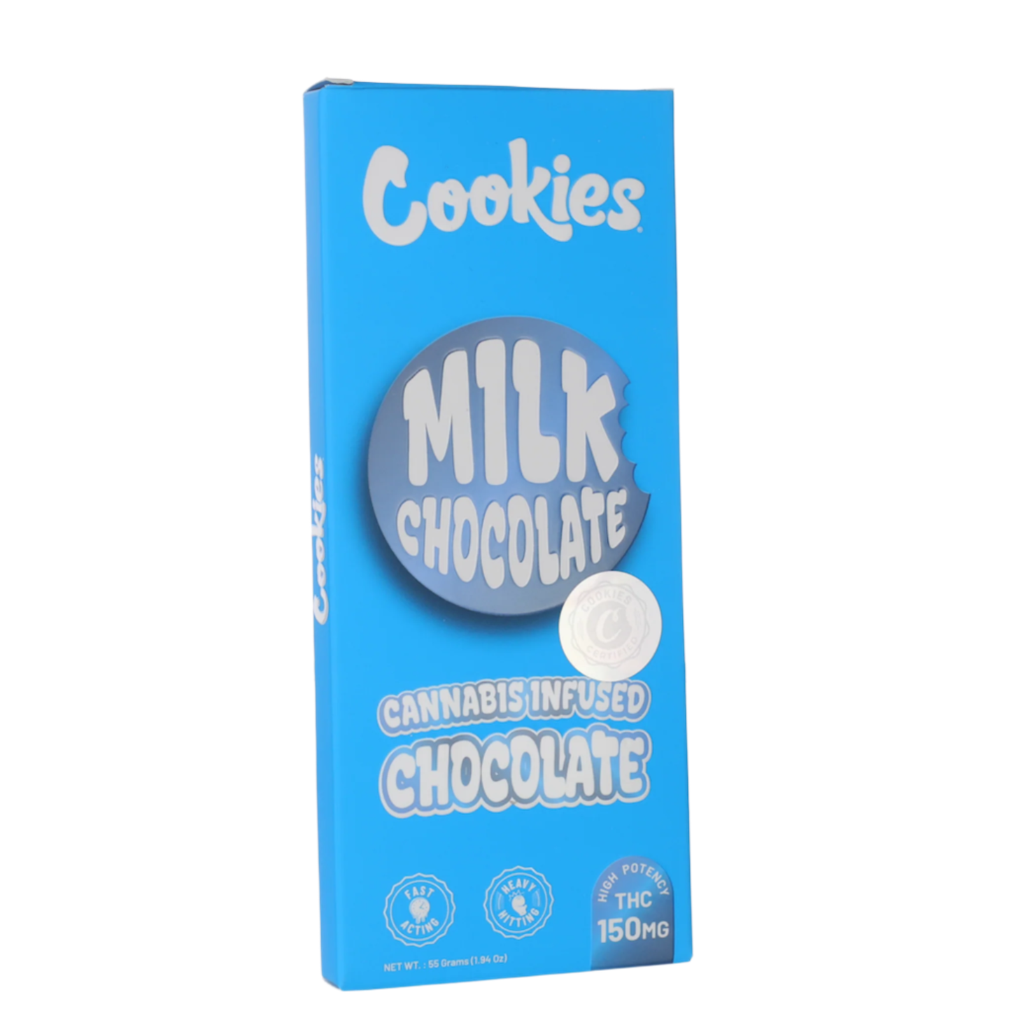 Cookies THC Milk Chocolate Bar 150mg Delta 9