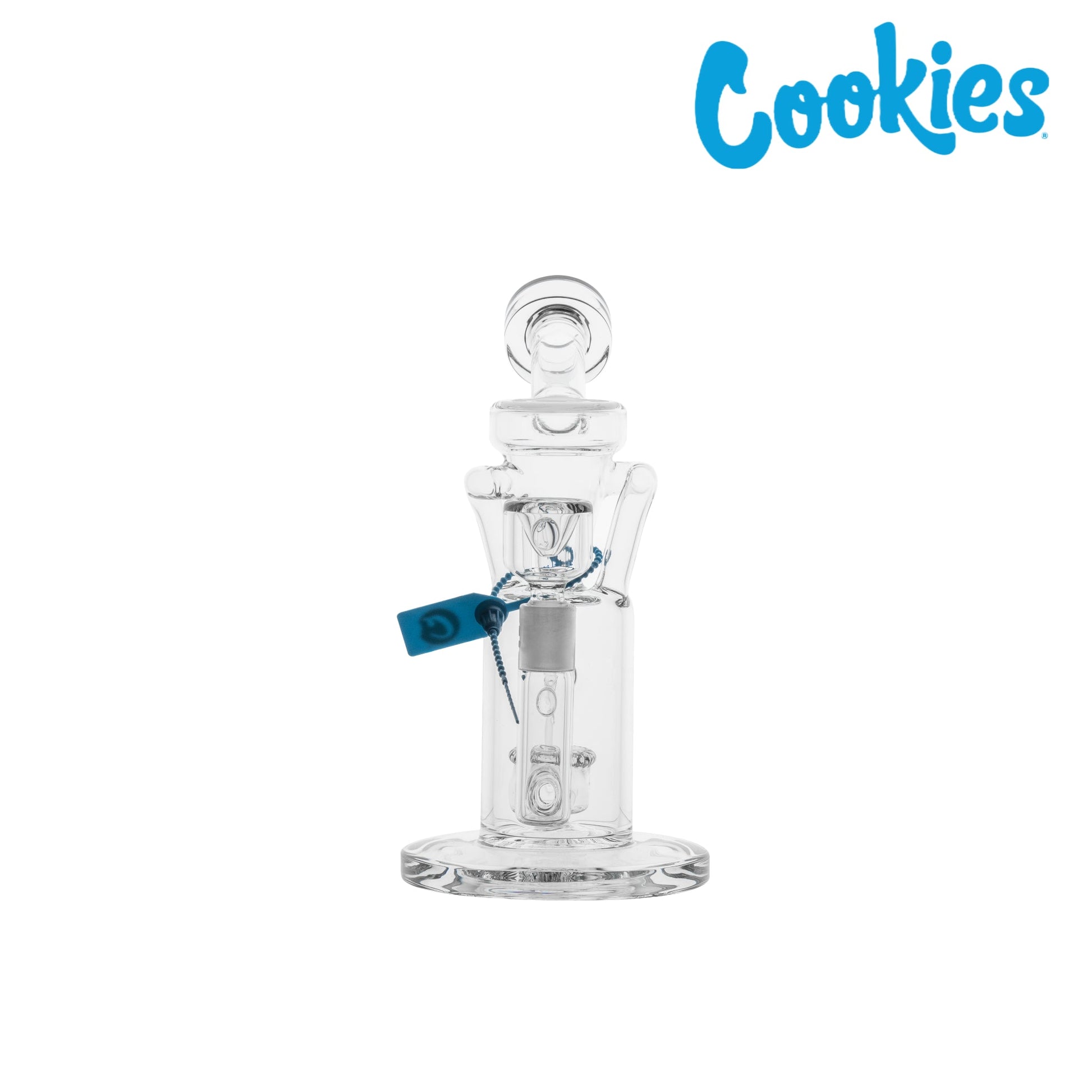 Cookies Glass Doublecycler Bong 8in Borosilicate