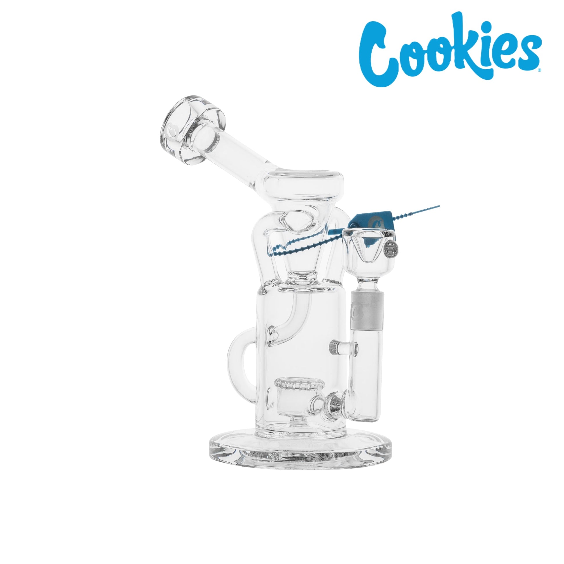 Cookies Glass Doublecycler Bong 8in Borosilicate