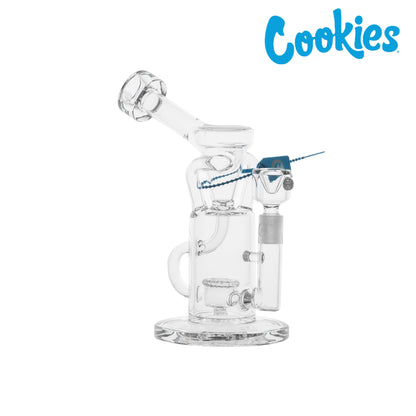 Cookies Glass Doublecycler Bong 8in Borosilicate