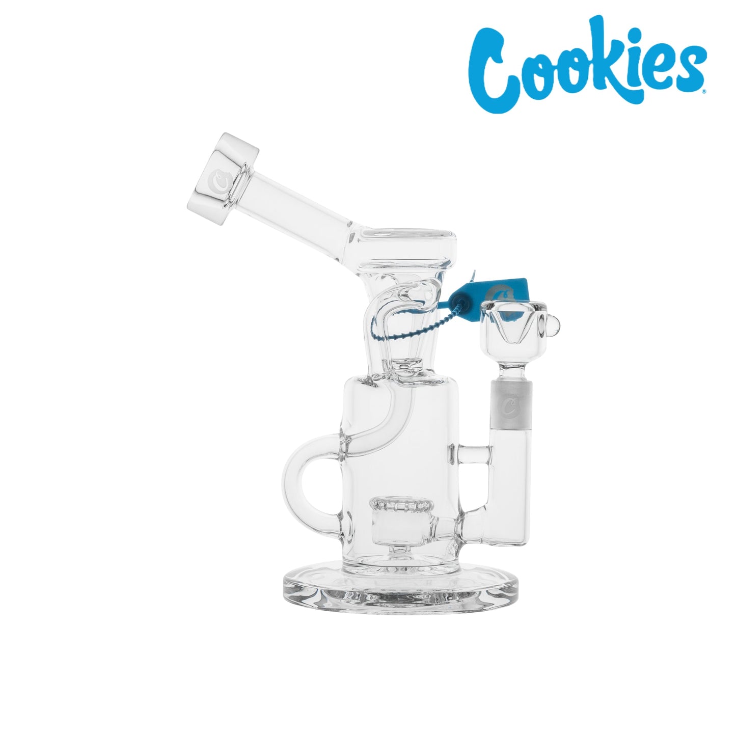Cookies Glass Doublecycler Bong 8in Borosilicate