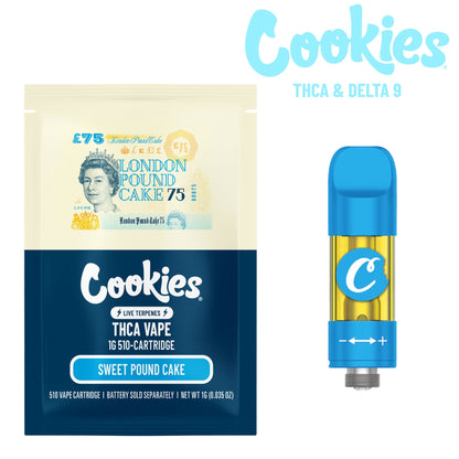 Cookies London Pound Cake THC-A Cartridge 1000mg
