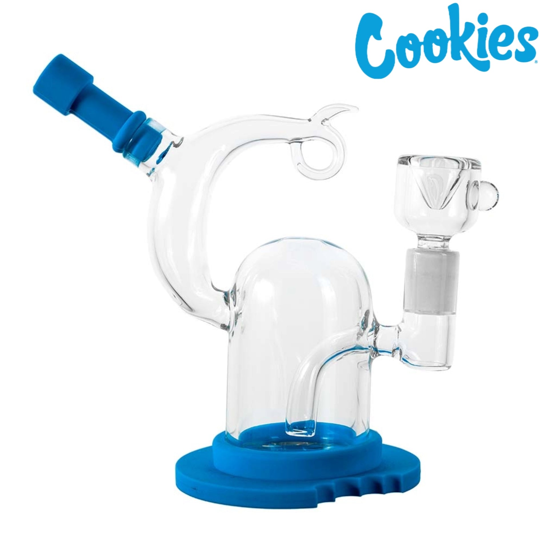 Cookies Sili-Boro Bubbler Bong 7in