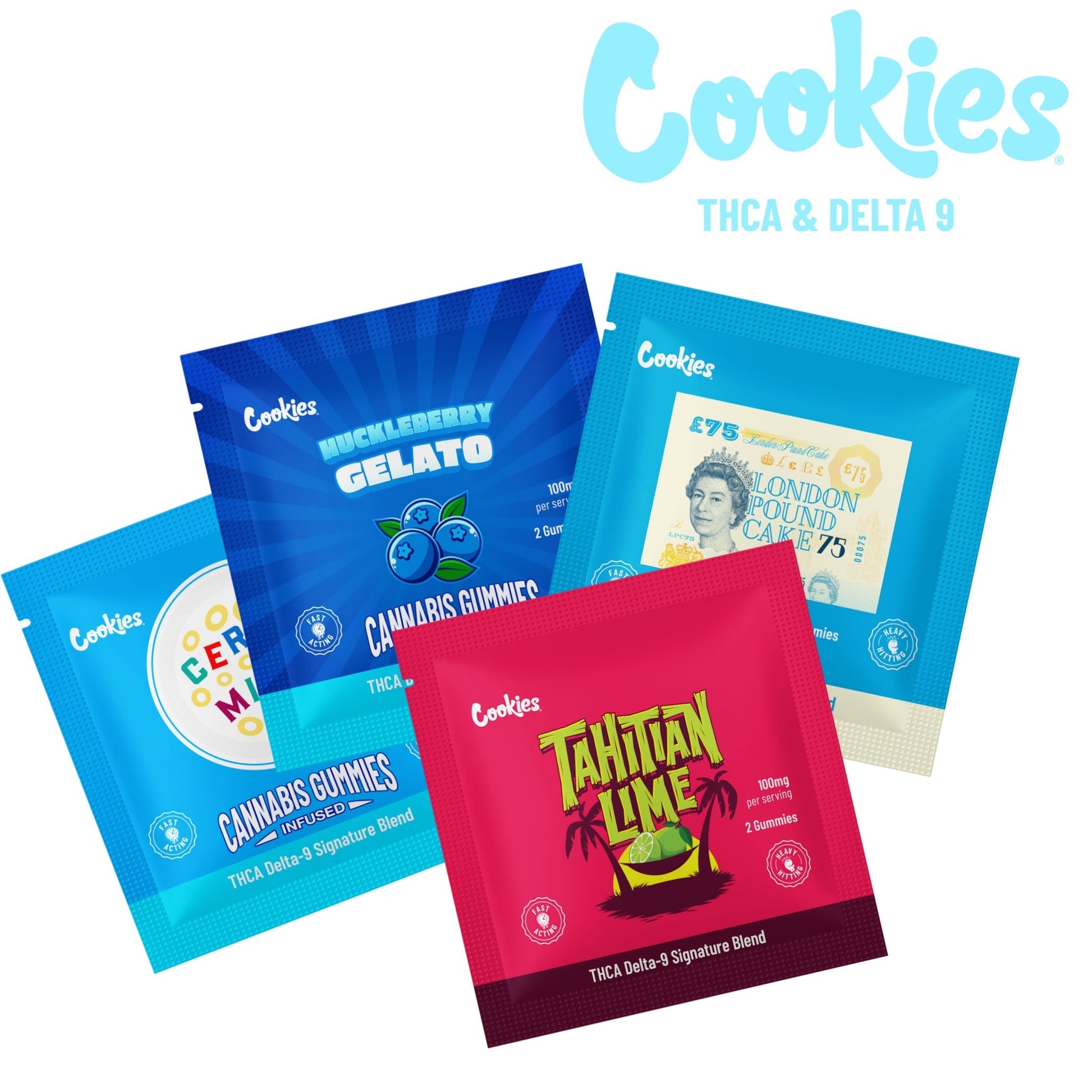 Cookies THC-A Delta 9 Gummies 200mg 2ct