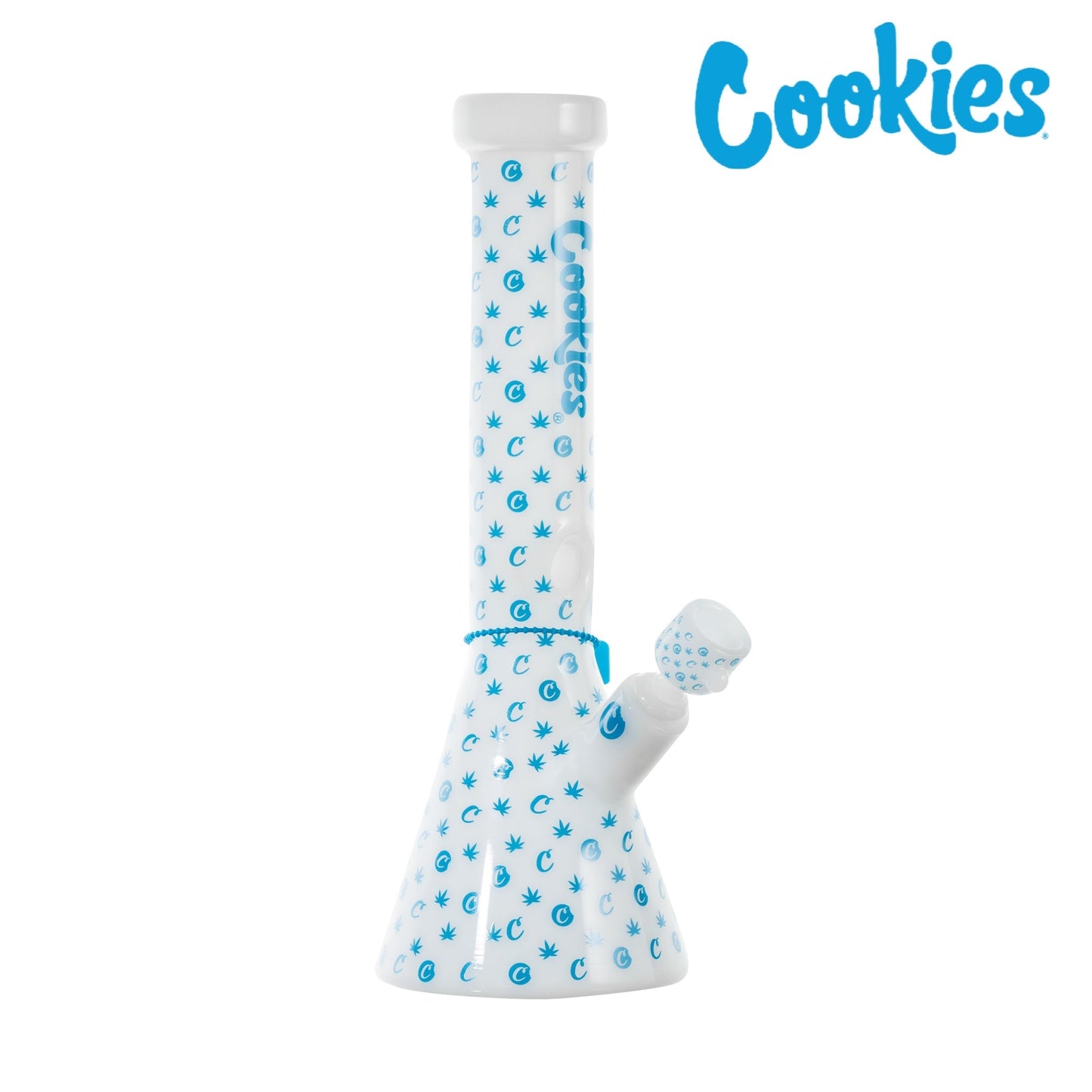 Cookies Glass V Beaker Bong 14in