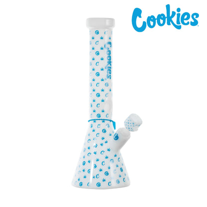 Cookies Glass V Beaker Bong 14in
