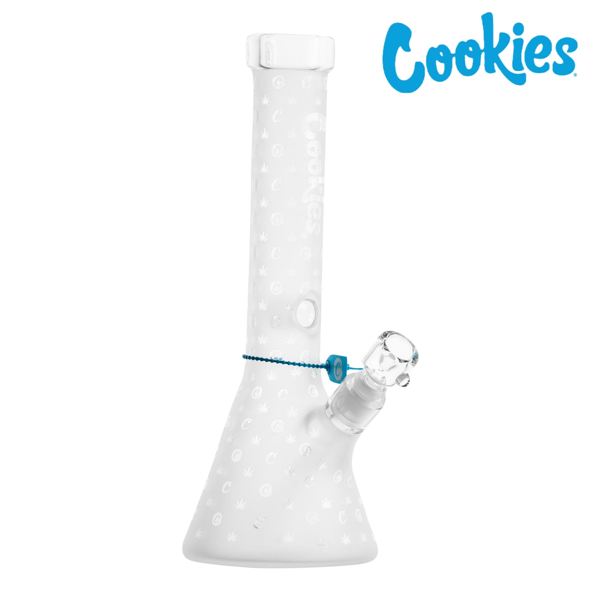 Cookies Glass V Beaker Bong 14in