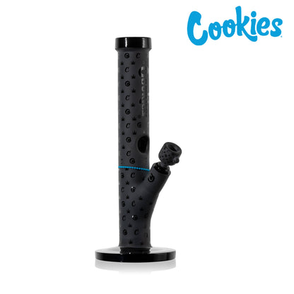 Cookies Glass V Straight Tube Bong 14in Borosilicate