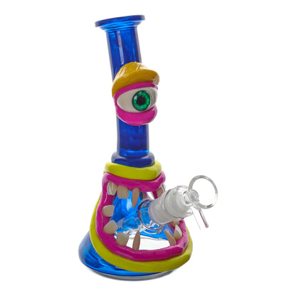 Amy Cross-Eyed Cyclops Bong 8in