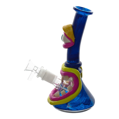 Amy Cross-Eyed Cyclops Bong 8in