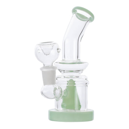 Cyan Cone Perc Mini Bong 5in