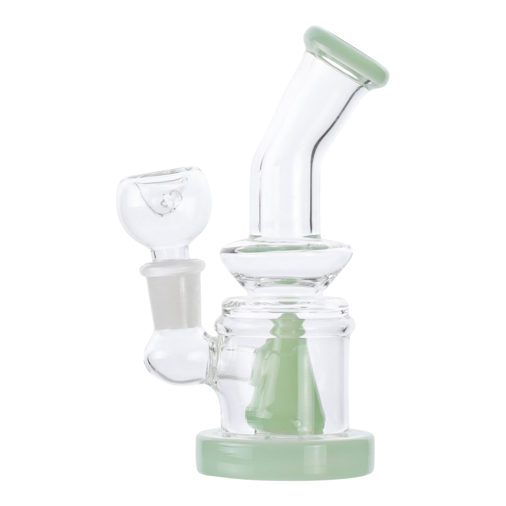Cyan Cone Perc Mini Bong 5in