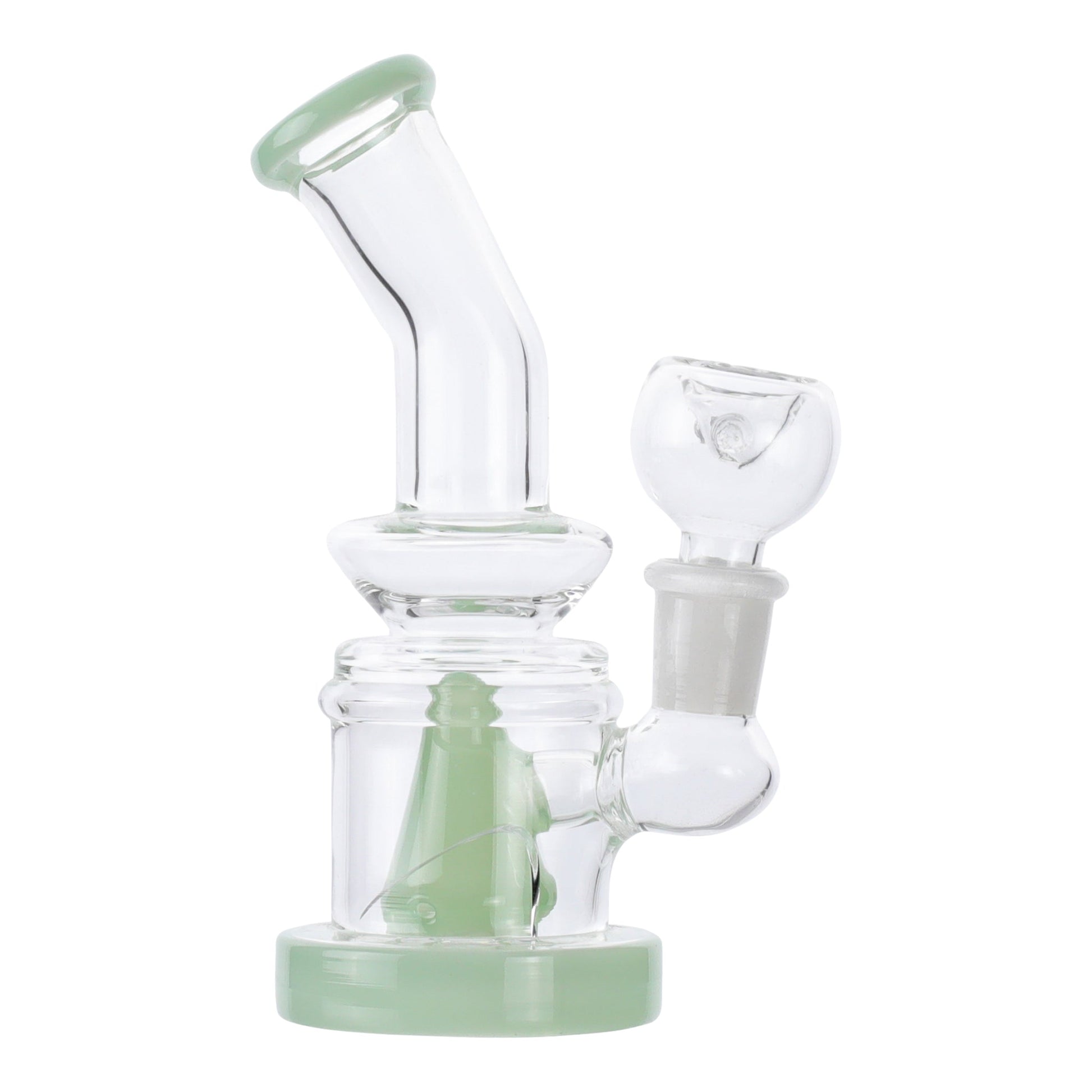 Cyan Cone Perc Mini Bong 5in