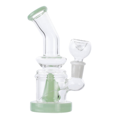 Cyan Cone Perc Mini Bong 5in