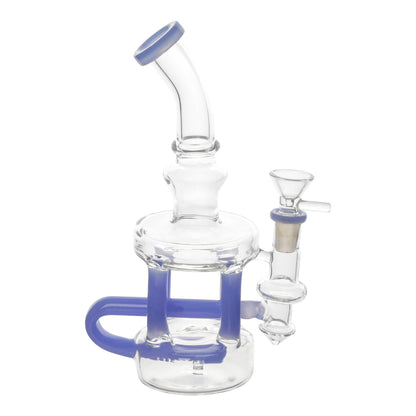 Amy 8in Cylindric Recycler Tube Bong