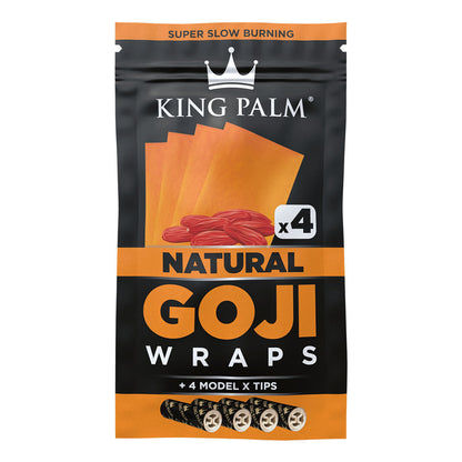 King Palm Goji Wraps & Filter Tips | 4pk | 15pc