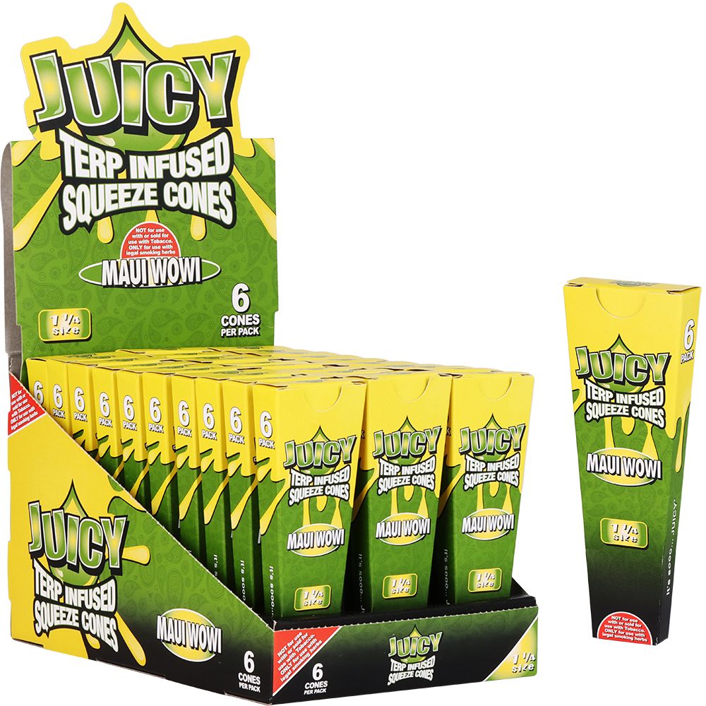 Juicy Terp Infused Squeeze Cones | Maui Wowi | 30pk