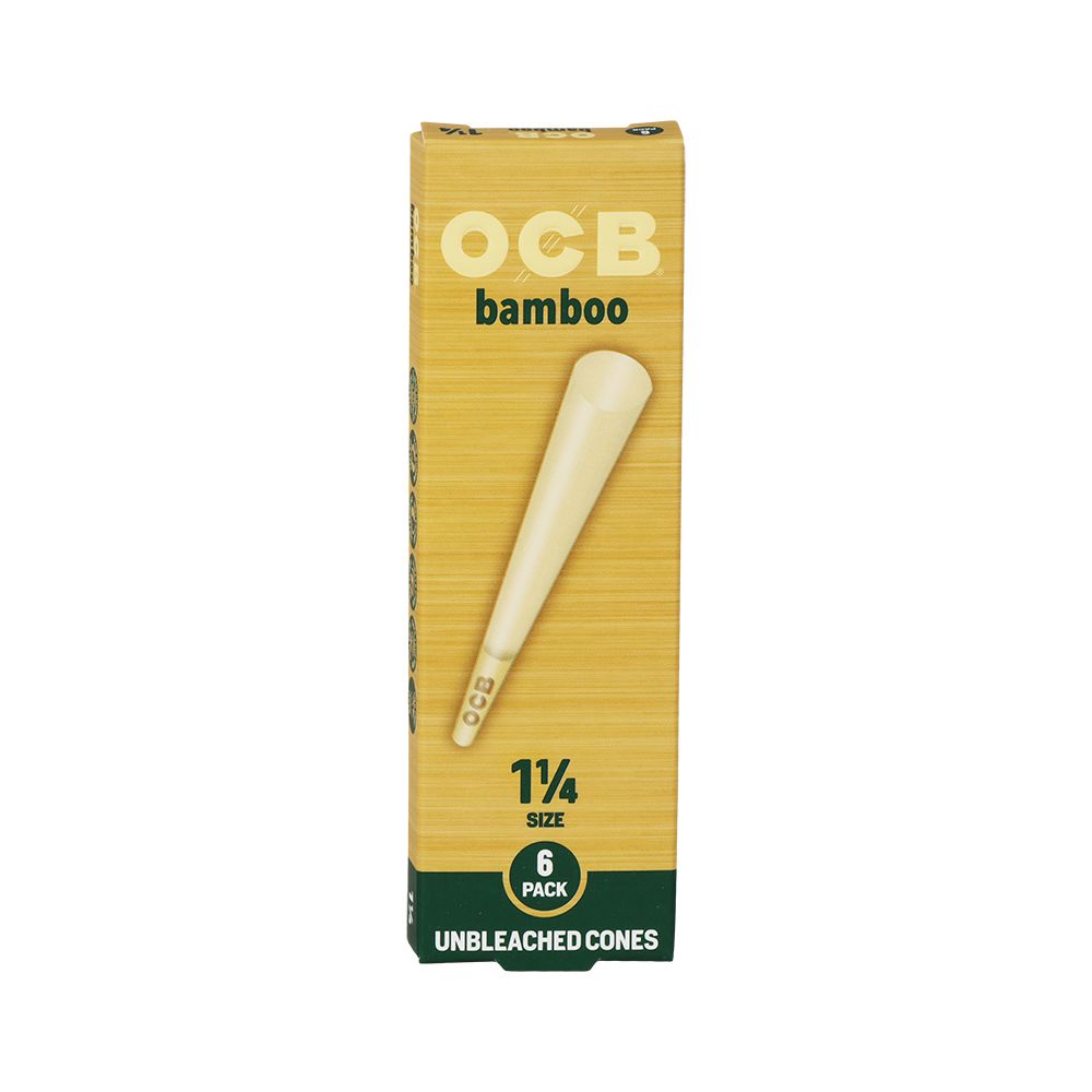OCB Unbleached Bamboo Pre-Rolled Cones | 24pk