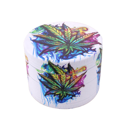 Splash Artwork Herbal Leaf 4-Piece Grinder