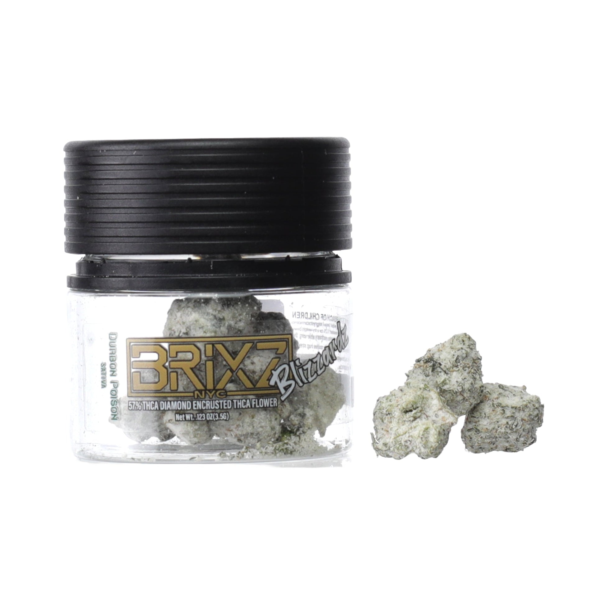 Dazed Brixs Durban Poison THC-A Flower 3.5g