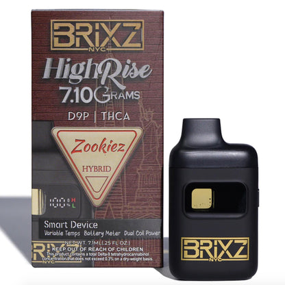 Dazed Brixs Highrise THC-A Delta 9 Vaporizer 7100mg