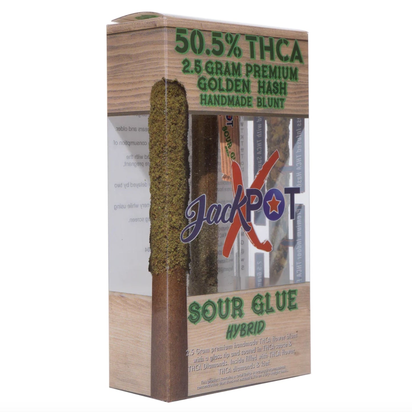Dazed JackpotX Golden Hash THC-A Blunt 2500mg