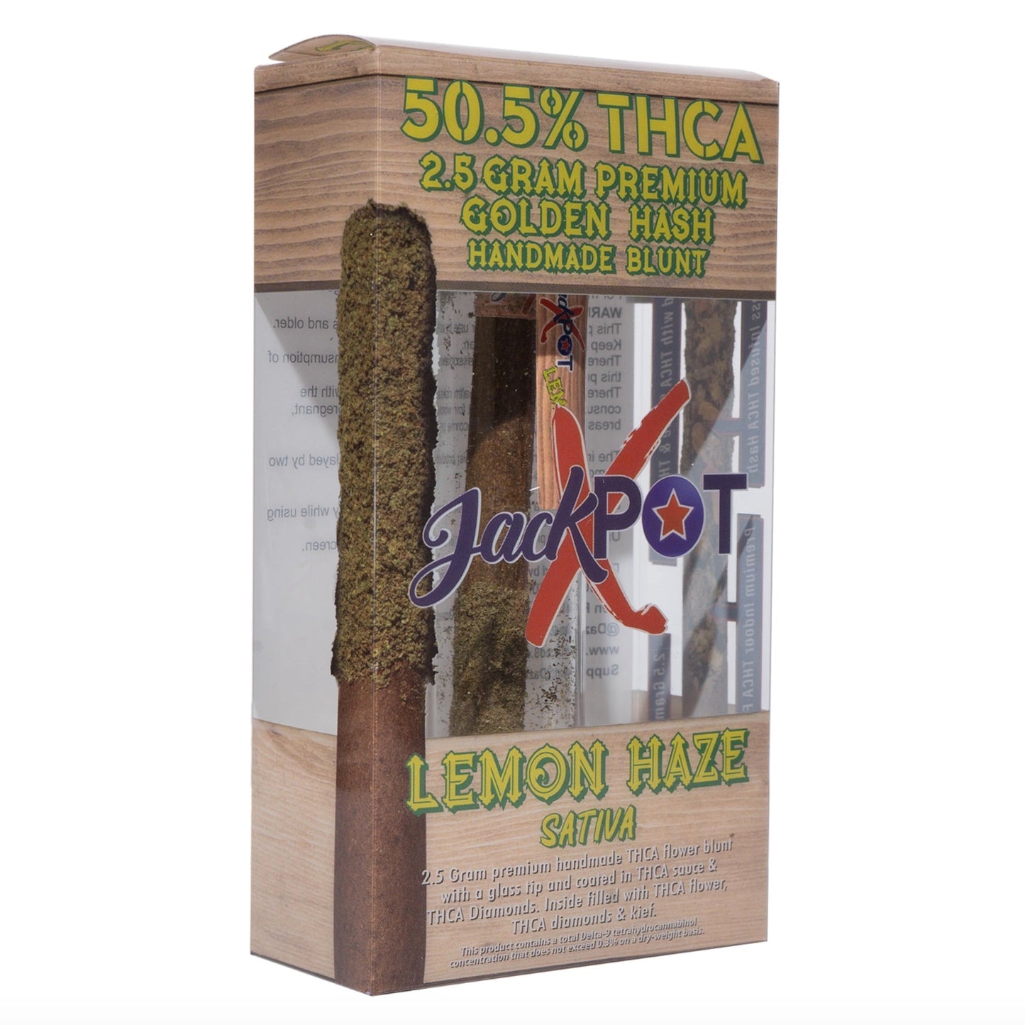 Dazed JackpotX Golden Hash THC-A Blunt 2500mg