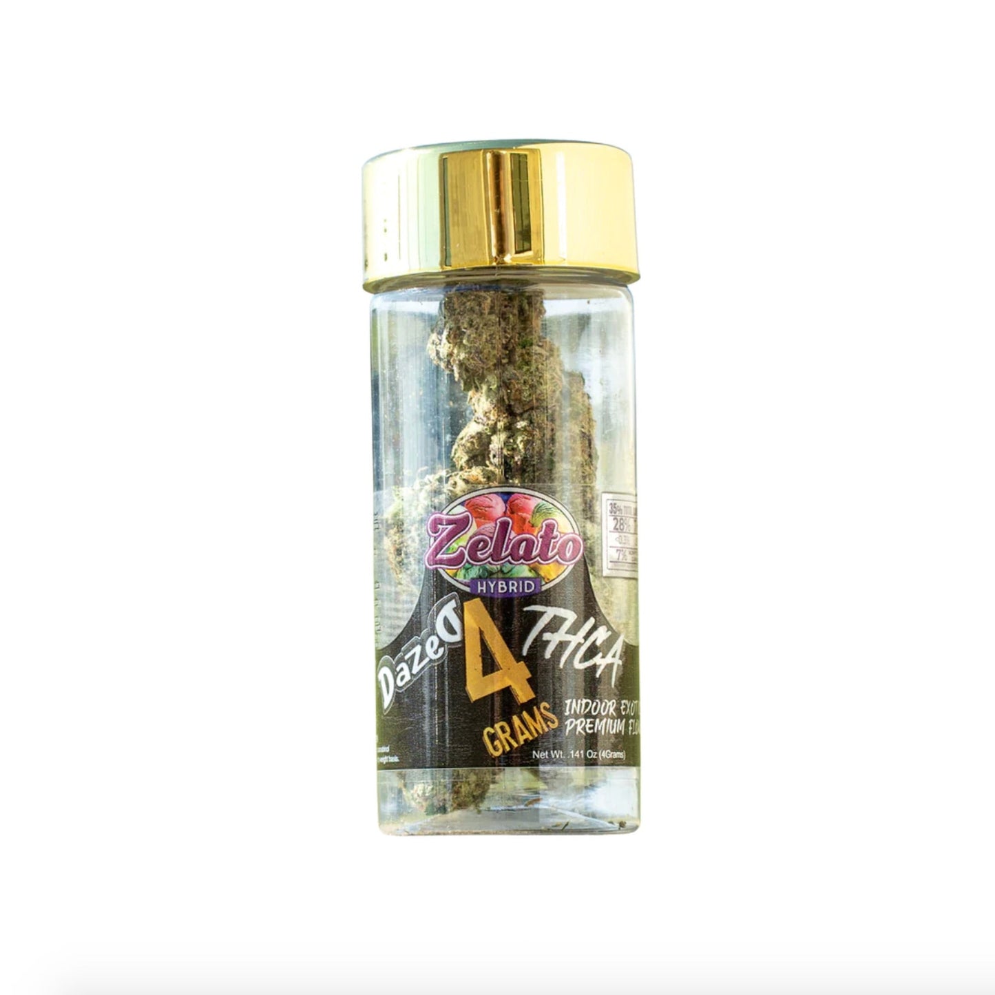 Dazed THC-A Flower 4g Top Shelf Indoor Exotic