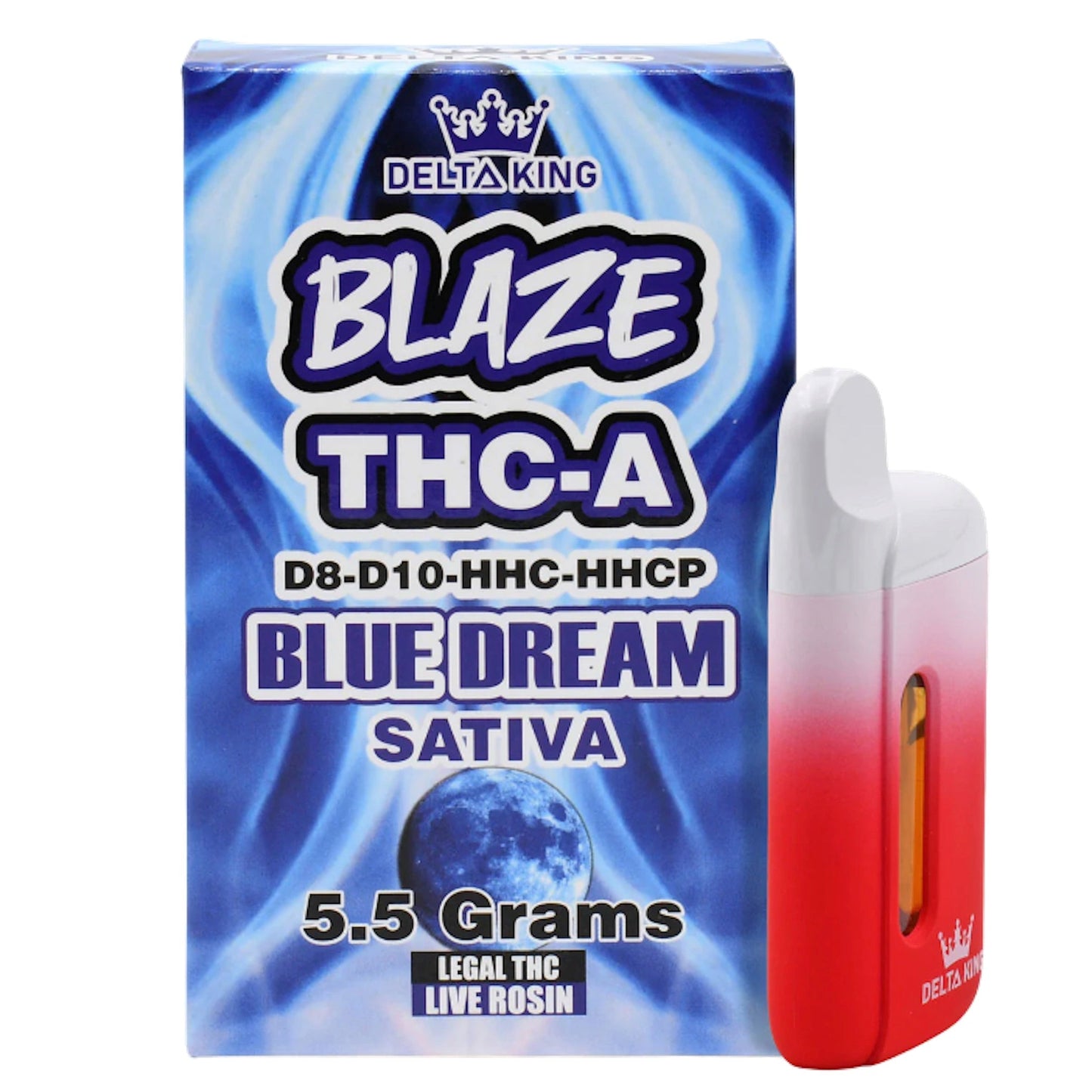 Delta King Blaze THC-A Vaporizer 5500mg
