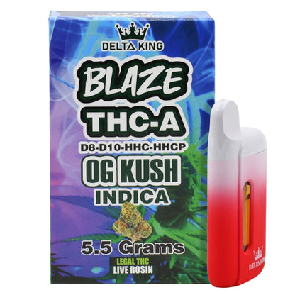 Delta King Blaze THC-A Vaporizer 5500mg