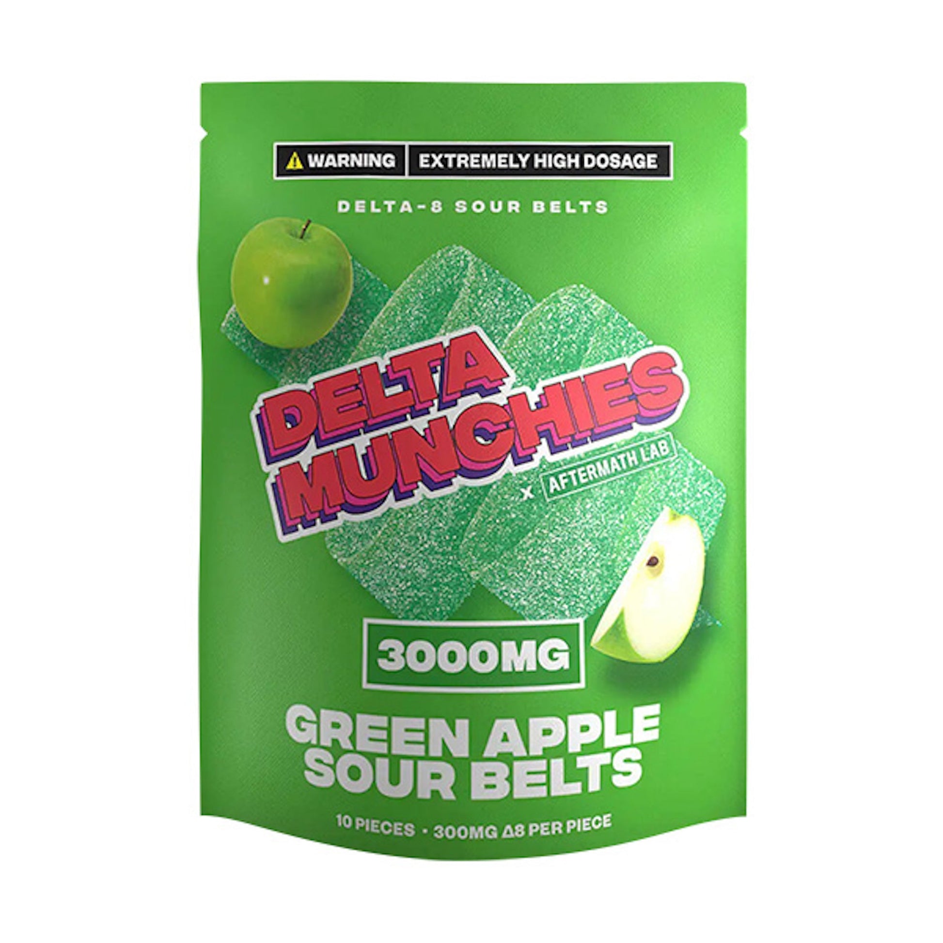Delta Munchies Delta 8 Sour Belts 3000mg 10ct