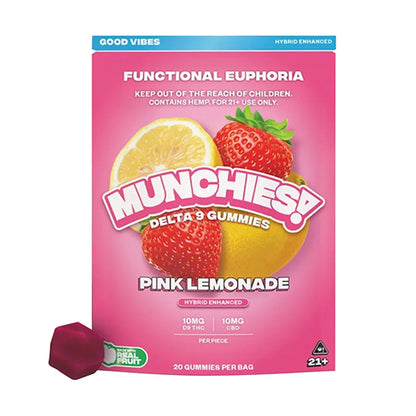 Munchies Functional Euphoria Delta 9 Boosted Gummies 400mg 20ct