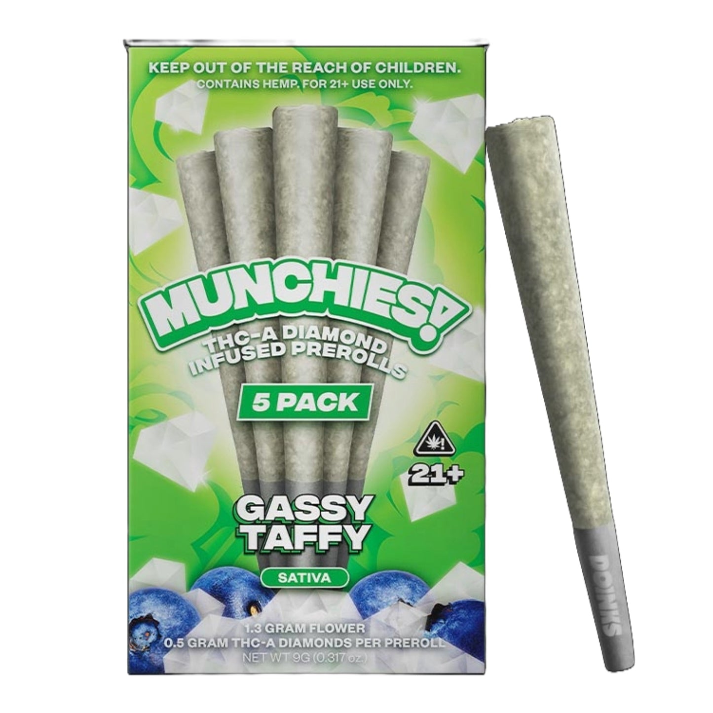 Delta Munchies THC-A Pre-Rolls 5ct 5g
