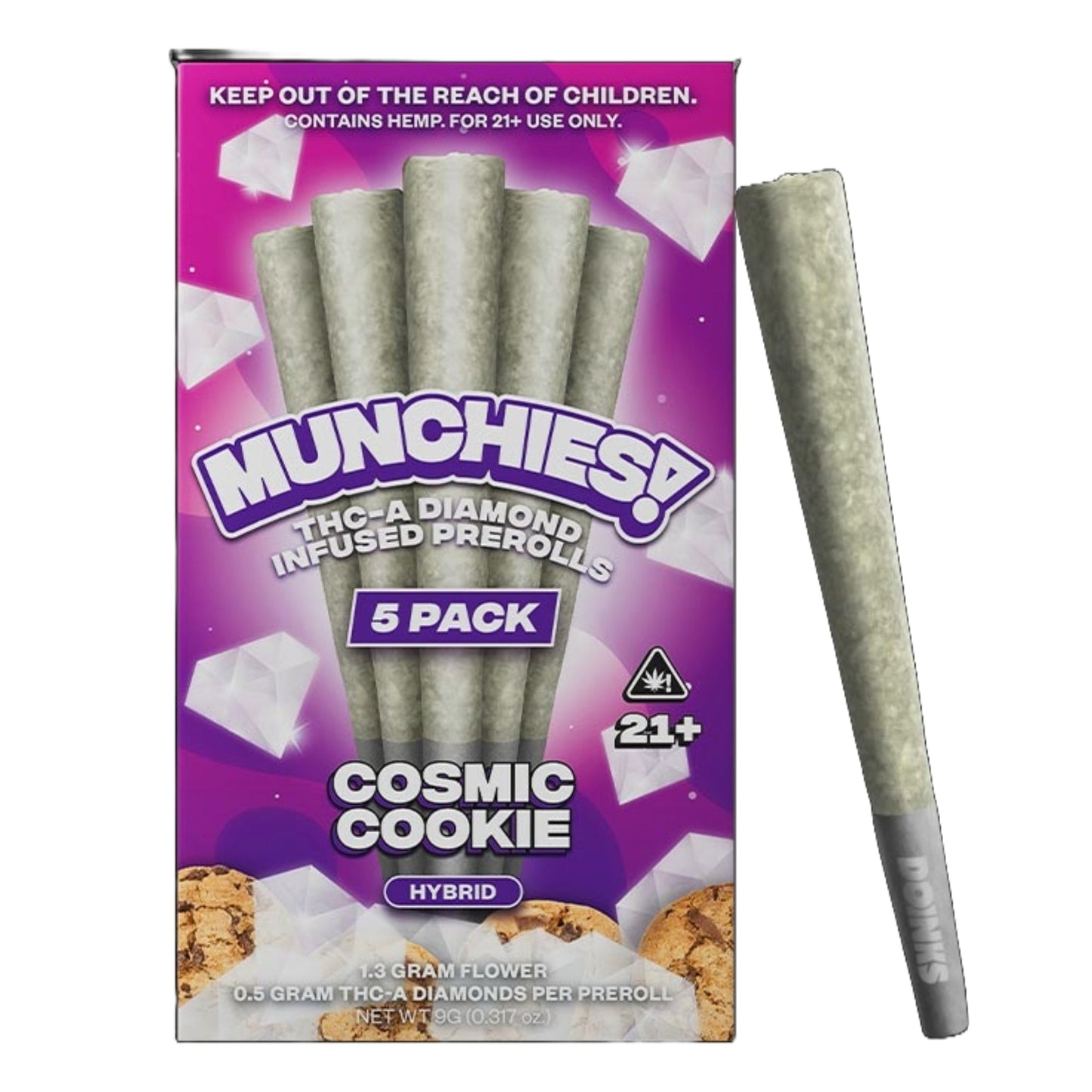 Delta Munchies THC-A Pre-Rolls 5ct 5g