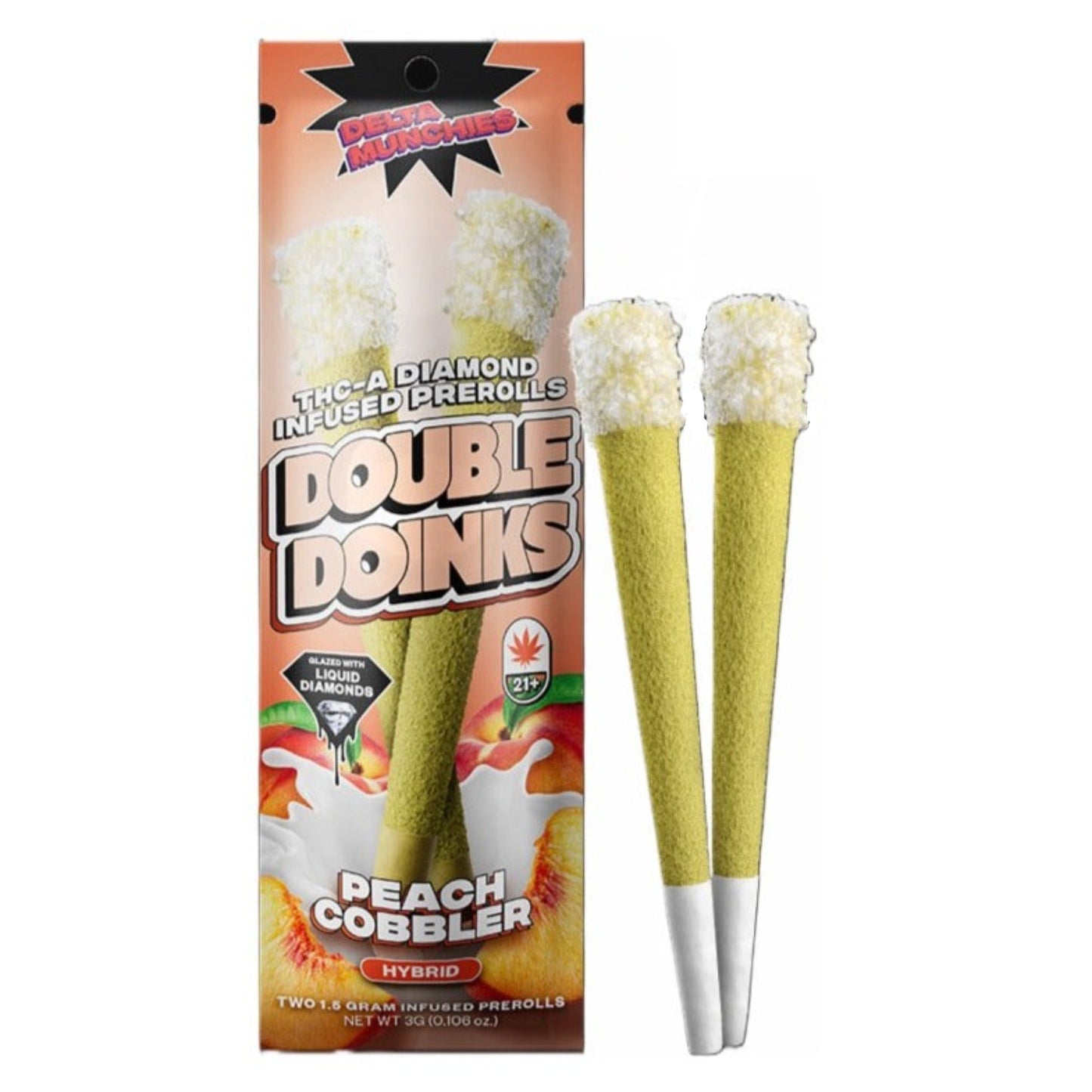 Delta Munchies Double Doink THC-A Pre-Rolls 1500mg 2ct
