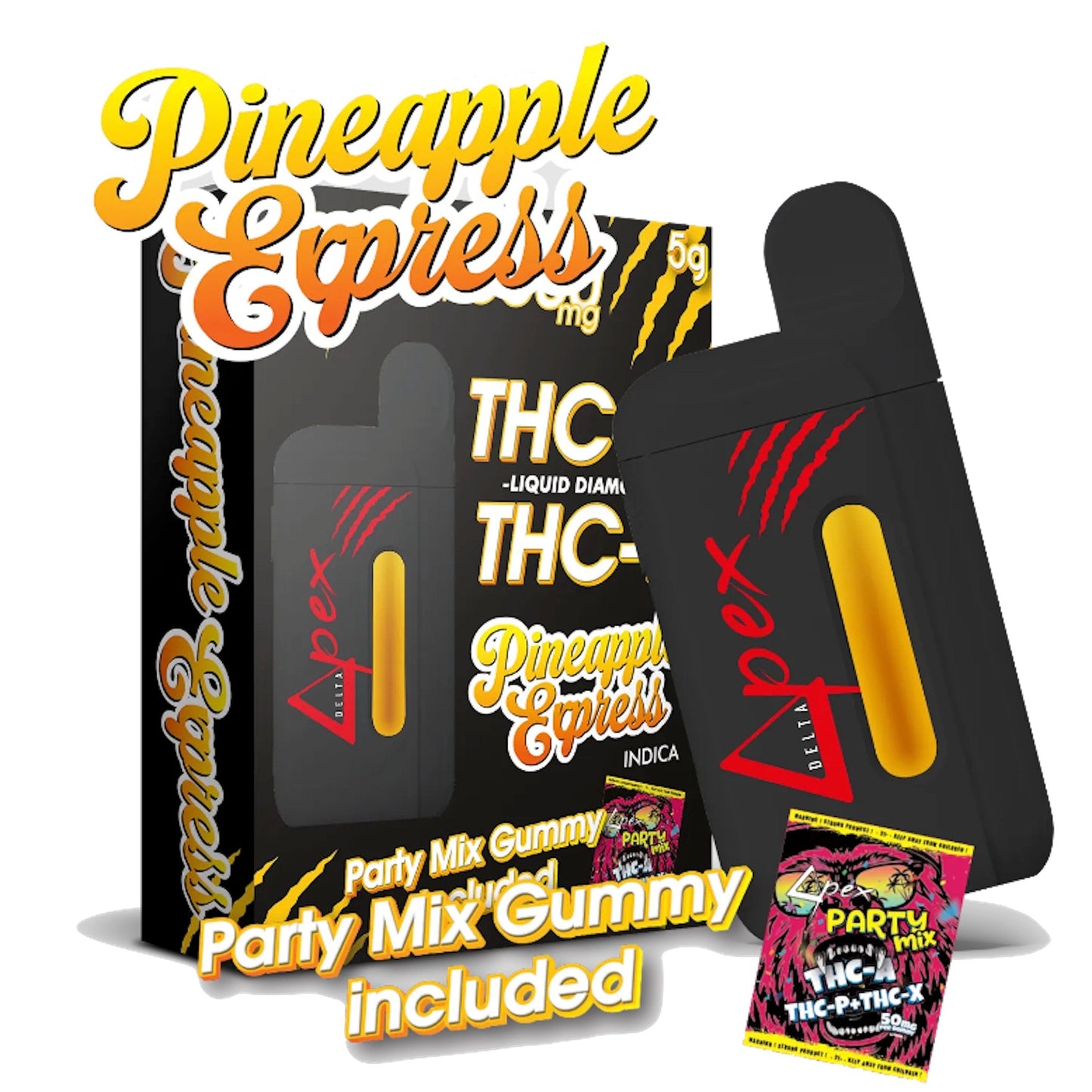Delta Pex Liquid Diamonds THC-A Blend Vaporizer 5000mg